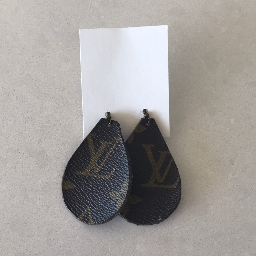 Louis Vuitton Monogram Drop Earrings